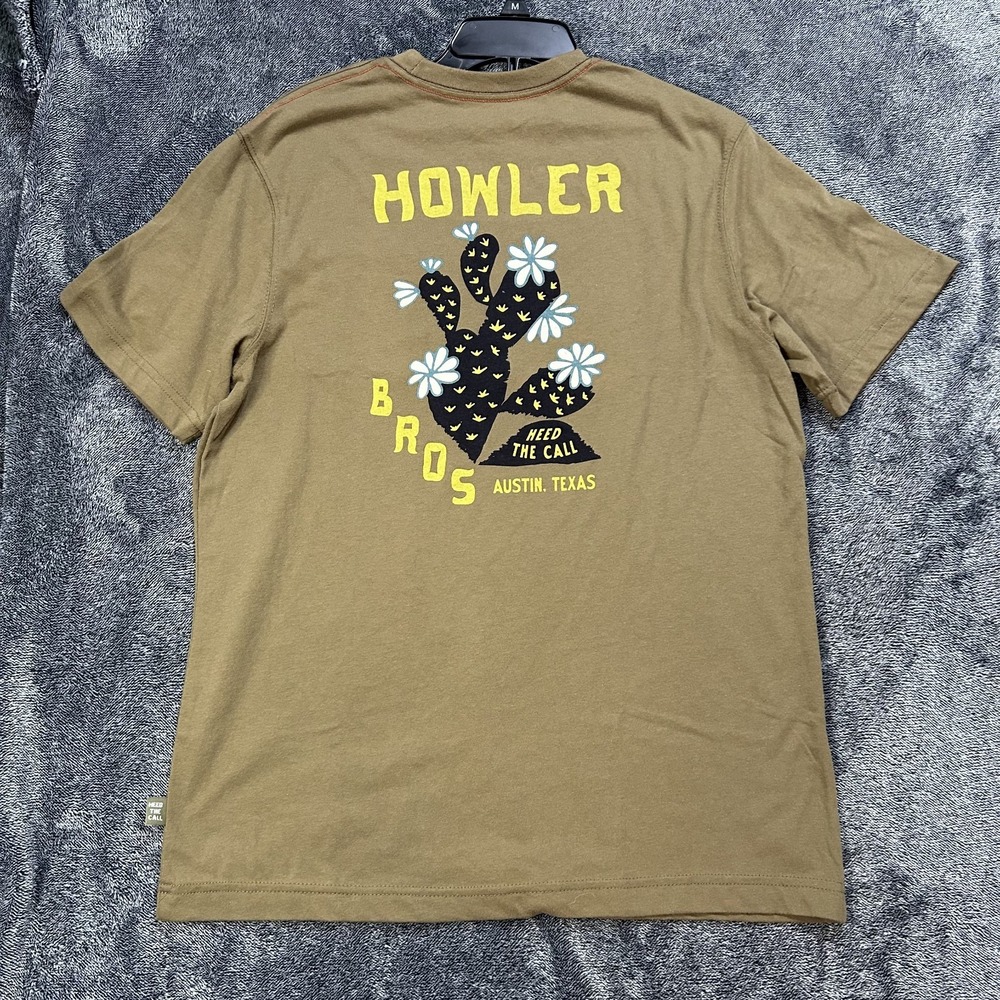 Howler Brothers Mens Size S Prickly Pear Pocket Tee Athletic Shirt